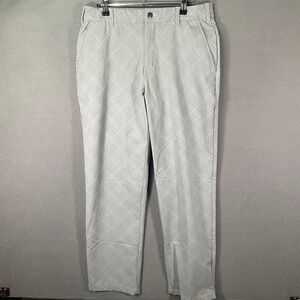 Adidas Golf Pants Mens 32x31 Gray Stretch Performance Athletic AE9300
